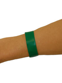 Entréband i vinyl, festivalarmband otryckta, GRÖN